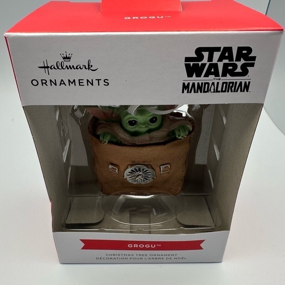 Available to ship Dec 4 4Hallmark Ornament Star Wars - the Mandalorian Grogu - Picture 3 of 7